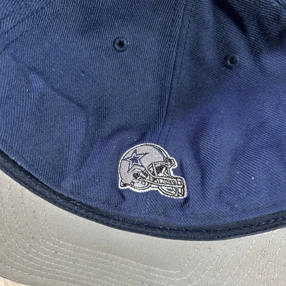 VTG Logo Athletic Dallas Cowboys Fited 7 1/4 Hat NFL Football Blue‎ Wool Cap